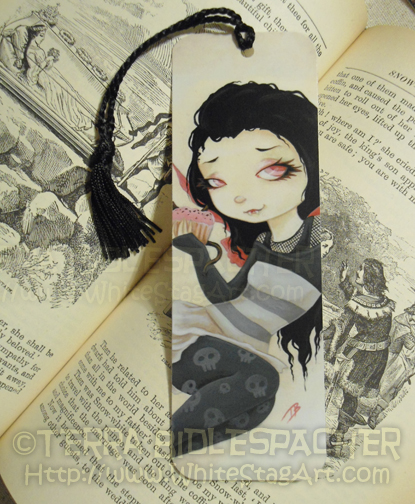 Bite - Handcrafted laminated bookmark